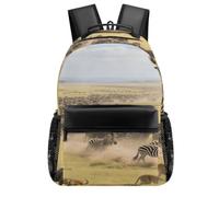 FekiLoot Grassland Animal Migration Backpack With Large Capacity, Travel Backpack with Pouch Pocket Gift for Men & Women, Laptop Backpack for Outdoors Hiking Traveling