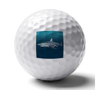 FekiLoot Great White Shark Practice Golf Ball for Putting Practice and Training,Golf Ball with Easy Control Soft Feel