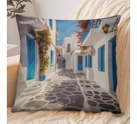FekiLoot Greece Street Pillowcase Pillow Sham Pillow Case