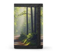 FekiLoot Green Under The Sunshine Wallet Slim Trifold Wallets with Multiple Card Slots Credit Card Holder Pocket Coin Purse