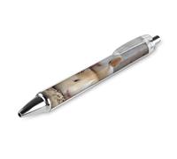 FekiLoot GuineaPigs Ballpoint Pens Retractable Black Ink Ballpoint Pens 0.5mm Medium Point Smooth Writing Pattern Pen with Super Soft Grip Cute Work Supplies for Men Women 1 PCS