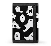FekiLoot Halloween Goth Wallet for Women Men Trifold Wallet Large Front Pocket Wallets Travel Slim RFID Blocking Wallets Coin Purse Credit Card Holder