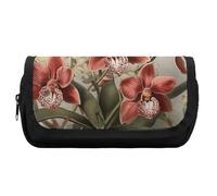 FekiLoot Hand Drawn Plants Pencil Case Office Pencil Box Large Capacity Pencil Box Pouch Holder Double Zipper Pencil Case Use to Organize Desktop And Plan Space Home Office