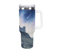 FekiLoot Hilltop Castle Tumbler Water Bottle Travel Mug