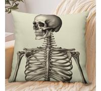 FekiLoot Human Skeleton Pillowcase Pillow Sham Pillow Case
