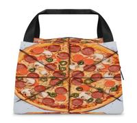 FekiLoot I Love Pizza Insulated Lunch Box Lunch Bag