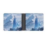 FekiLoot Ice Queen Wallet for Men Minimalist Small Bifold Wallet Card Holder for ID, Credit Cards, Cash, Commuters