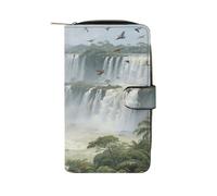 FekiLoot Iguazu Falls Travel Wallet for Men & Women RFID Blocking Card Organizer Credit Card Holder Large Capacity