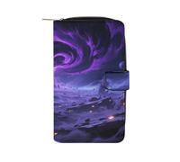 FekiLoot Interstellar Ruins Travel Wallet for Men & Women RFID Blocking Card Organizer Credit Card Holder Large Capacity