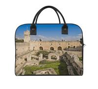 FekiLoot Israel at The Tower of David Laptop Bag with Shoulder Strap & Handle, Large Capacity Briefcase Messenger Bags Computer Handbag Adjustable Shoulder Bag for Work Outdoor Travel Duffle Bags