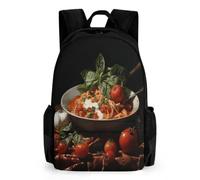 FekiLoot Italian Pasta Pictures Backpack Daypack Travel Backpack