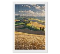 FekiLoot Italy Tuscan Diamond Painting Kits for Beginners DIY Diamond Dots Art Kit Full Drill Square 5d Diamonds Pictures Gem Art Kits Rhinestone Painting Home Wall Decor 8"x12"