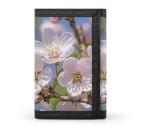 FekiLoot Japanese Cherry Blossom Wallet Men's Trifold Wallet Extra Capacity Credit Card Holder Cards Purse Front Pocket