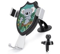 FekiLoot Koala Vine Cartoon Car Phone Mount for Dashboard/Vent/Windshield Auto-Clamping Gravity Sensor Truck Stand Cradle 90° Rotation Phone Holder Fits 4-6" Phones