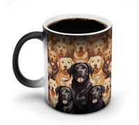 FekiLoot Labrador Retriever Dogs 12 Oz Color Changing Ceramic Magic Mug