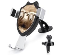FekiLoot Lamb and Sheep Car Phone Mount for Dashboard/Vent/Windshield Auto-Clamping Gravity Sensor Truck Stand Cradle 90° Rotation Phone Holder Fits 4-6" Phones