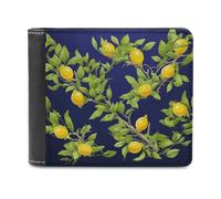 FekiLoot Lemon Tree Wallet Fashionable Slim Leather Wallet with Multiple Card Slots And Hidden Compartments Wallets
