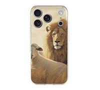 FekiLoot Lion Sheep for iPhone 17 Case Full Camera Protection TPU Slim Shockproof with Anti-Fingerprint Phone Cover