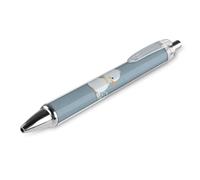 FekiLoot Little White Duck Ballpoint Pens Retractable Black Ink Ballpoint Pens 0.5mm Medium Point Smooth Writing Pattern Pen with Super Soft Grip Cute Work Supplies for Men Women 1 PCS