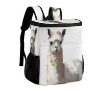 FekiLoot Llama Durable Cooler Backpack, Cooler Bag Large & Leakproof,Collapsible Cooler for Hot And Cold,Camping