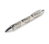 FekiLoot Lonely Tree Ballpoint Pens Retractable Black Ink Ballpoint Pens 0.5mm Medium Point Smooth Writing Pattern Pen with Super Soft Grip Cute Work Supplies for Men Women 1 PCS
