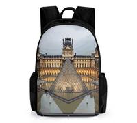FekiLoot Louvre Museum in Paris Backpack Daypack Travel Backpack