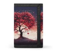 FekiLoot Love Tree Trifold Wallet Slim Minimalist Front Pocket Men's Passcase Wallet Credit Card Holder
