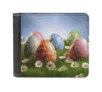 FekiLoot Lovely Easter Egg Wallet Fashionable Slim Leather Wallet with Multiple Card Slots And Hidden Compartments Wallets