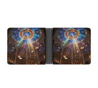 FekiLoot Magic Library Dome Wallet for Men Slim Wallets for Men Small Wallets Woman Leather Card Holder Wallet