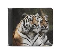 FekiLoot Majestic Tiger Wallet Fashionable Slim Leather Wallet with Multiple Card Slots And Hidden Compartments Wallets