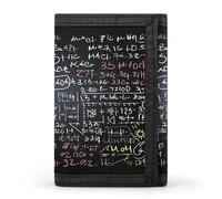 FekiLoot Math Formula Wallet for Women Men Trifold Wallet Large Front Pocket Wallets Travel Slim RFID Blocking Wallets Coin Purse Credit Card Holder