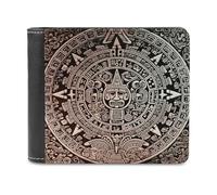 FekiLoot Mayan Calendar End of The World PU Leather Wallet Bifold Wallet Front Pocket Wallets Fashion Purse Slim Billfold Credit Card Holder