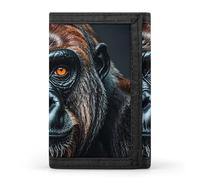 FekiLoot Money Clip Slim Wallets for Man, A Gorilla Trifold Wallet with ID Window, Extra Capacity Coin Pocket with Zipper for Anniversary, Birthday, Valentine's Day Gift