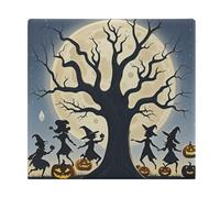 FekiLoot Moon Dance at Night Seat Cushion Memory Foam Upholstery Chair Cushion with Removable Cover Square Large Pillows Seating Floor Support Pillow for Car Office Kitchen Couch