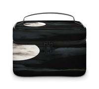 FekiLoot Moon Makeup Bag Large Capacity Travel Cosmetic Bag Lightweight Hand-held Toiletry Bags Portable Cosmetic Pouch Cute Make Up Pouch for Women