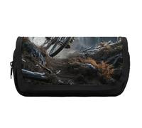FekiLoot Mountain Bike Tournament Pencil Case Office Pencil Box Large Capacity Pencil Box Pouch Holder Double Zipper Pencil Case Use to Organize Desktop And Plan Space Home Office