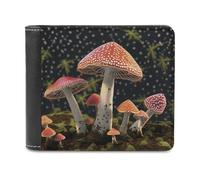 FekiLoot Mushroom Wallet Fashionable Slim Leather Wallet with Multiple Card Slots And Hidden Compartments Wallets