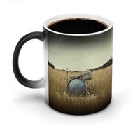 FekiLoot Music Drum in Field 12 Oz Color Changing Ceramic Magic Mug | Heat Sensitive Color Changing Coffee Mug Funny Tea Cup with Handle Milk Mug for Men Women Home Office Travel