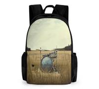 FekiLoot Music Drum in Field Backpack Daypack Travel Backpack