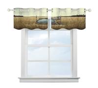 FekiLoot Music Drum in Field Short Curtains Valance Curtain
