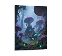 FekiLoot Mysterious Forest Canvas Wall Art Modern, Cute But Exquisite Wall Decor, Canvas Prints Ready to Hang for Living Room Bedroom Office Home Decorations11x14inch(28x36cm)