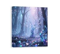 FekiLoot Mysterious Land Canvas Wall Art Modern, Cute But Exquisite Wall Decor, Canvas Prints Ready to Hang for Living Room Bedroom Office Home Decorations20x24inch(51x61cm)