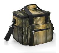 FekiLoot Mysterious Primeval Forest Cooler Bag Small Portable Insulated,Beach Cooler Soft Large for Men Women Ice Chest Backpack for Beach, Camping, Travel, Picnic