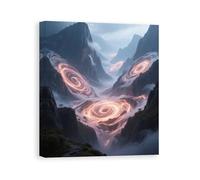 FekiLoot Mysterious Valley Canvas Wall Art Modern, Cute But Exquisite Wall Decor, Canvas Prints Ready to Hang for Living Room Bedroom Office Home Decorations20x24inch(51x61cm)