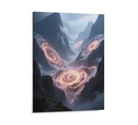 FekiLoot Mysterious Valley Canvas Wall Art Modern, Cute But Exquisite Wall Decor, Canvas Prints Ready to Hang for Living Room Bedroom Office Home Decorations11x14inch(28x36cm)