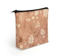 FekiLoot Nature-Based Patterns Cosmetic Bag Make Up Bag Storage Bags | Portable Travel Toiletry Bags Lightweight Small Makeup Cosmetic Bag with Zipper for Travel Accessories