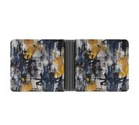FekiLoot Navy Blue Color Wallet for Men Minimalist Small Bifold Wallet Card Holder for ID, Credit Cards, Cash, Commuters