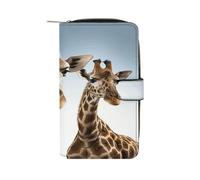 FekiLoot Necks of Giraffe Travel Wallet for Men & Women RFID Blocking Card Organizer Credit Card Holder Large Capacity