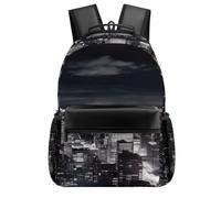 FekiLoot New York Night Sky Backpack With Large Capacity, Travel Backpack with Pouch Pocket Gift for Men & Women, Laptop Backpack for Outdoors Hiking Traveling