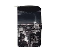 FekiLoot New York Night Sky Travel Wallet for Men & Women RFID Blocking Card Organizer Credit Card Holder Large Capacity